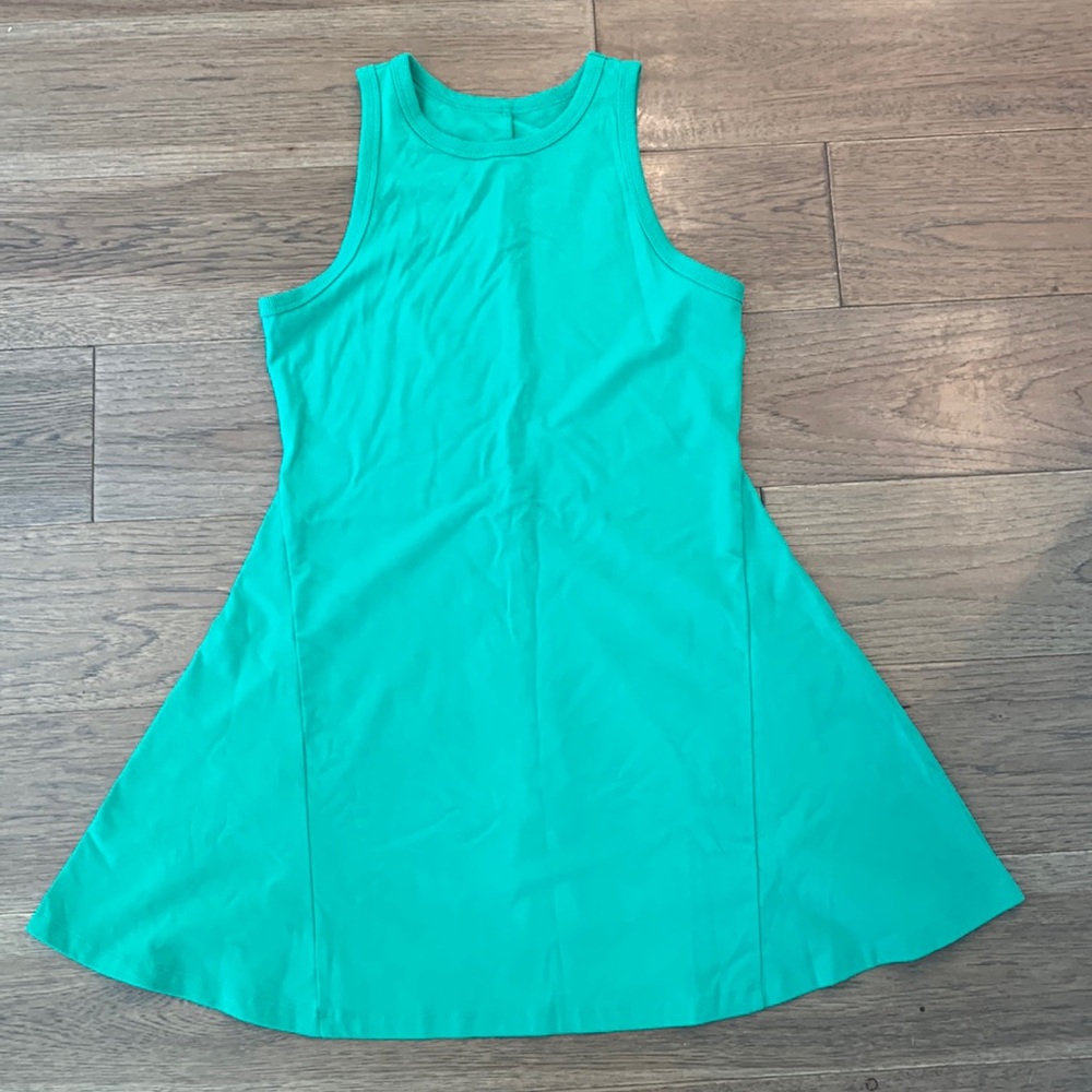 A New Day green skater style dress women’s size small